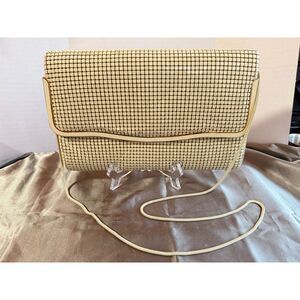 ELKA Vintage Gold Mesh Shoulder Bag / Convertible Chain Purse – Retro Glam 1970s